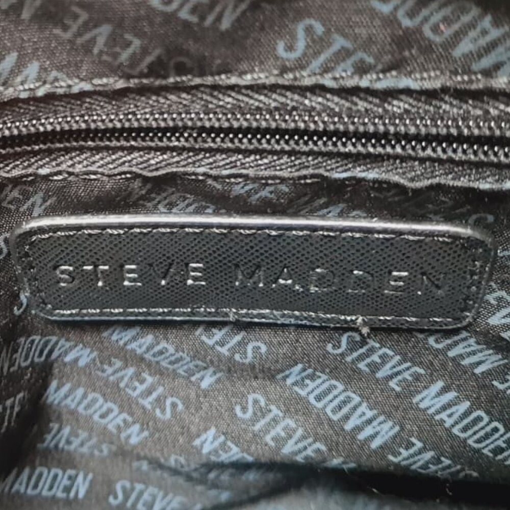 Steve Madden Crossbody bag black and grey, NEW - Picture 7 of 15